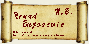 Nenad Bujošević vizit kartica